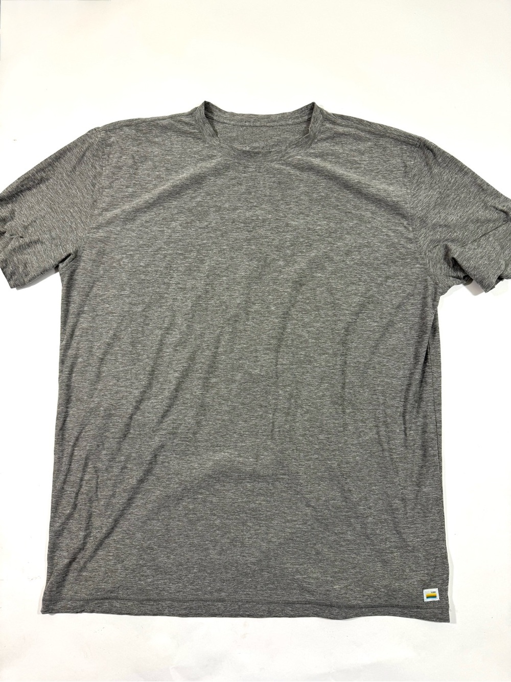 Vuori Strato Tech Tee Shirt Heather Grey